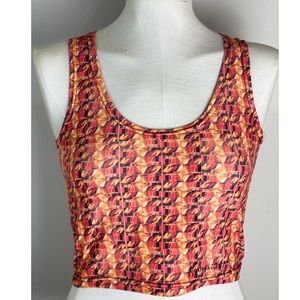 KAALOMAi Y2K Psychedelic Buddha Crop Top